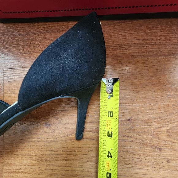 Circus By Sam Edelmam Black Suede 3" Heels Size 9 - Picture 6 of 8